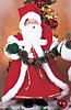 Annalee 20" Classic Santa with Garland - Mint - 551504