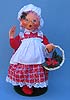 Annalee 18" Mrs Santa with Holiday Basket - Mint - 555201