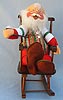 Annalee 18" Santa in Rocking Chair with Pipe & Slippers - Mint - 561084