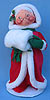 Annalee 18" Mrs Velour Santa with Muff - Mint / Near Mint - 562085
