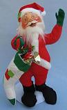 Annalee 18" Santa with Stocking - 1985 - Mint - 563085