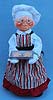 Annalee 13" Baking Mrs Santa with Tray of Gingerbread Cookies - Mint - 582104ox