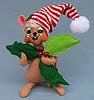 Annalee 6" Holly Mouse 2014 - Mint - 600014