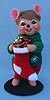 Annalee 6" Christmas Stocking Mouse - Mint - 600611