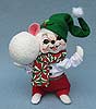 Annalee 6" Starlight Snowball Mouse - Mint - 600710