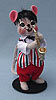 Annalee 6" Jazzy Christmas Mouse with Sax - Mint - 601509