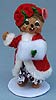 Annalee 6" Winter Berry Mrs Mouse with Muff 2017 - Mint - 601517