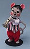 Annalee 6" Jazzy Christmas Mouse with Trumpet - Mint - 601609