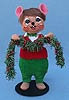 Annalee 8" Decorating Mouse - Mint - 601811