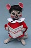 Annalee 6" Red Choir Mouse - Mint - 602010
