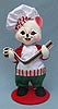 Annalee 10" Ribbon Candy Boy Mouse - Mint - 602310
