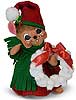 Annalee 6" Snow Fun Snowball Wreath Mouse 2019 - Mint - 610919