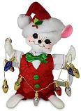 Annalee 6" Whimsy Boy Mouse with Lights 2020 - Mint - 611620