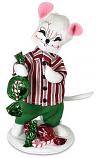 Annalee 6" Christmas Candy Boy Mouse 2021 - Mint - 611721