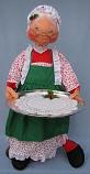 Annalee 30" Mrs Santa with Tray - Mint - 622289