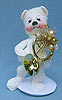 Annalee 8" Christmas Concert Bear with French Horn - Mint - 632201fh