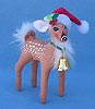 Annalee 5" Deer with Candy Canes - Near Mint - 950006