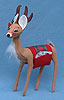 Annalee 10" Deery Express Reindeer - Mint - 650499