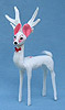 Annalee 10" Snowy Buck Reindeer with Red Bow - Mint - 654001