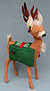 Annalee 18" Reindeer with Saddlebags - Closed Eyes - Mint - 660093x