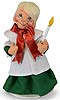 Annalee 6" Choir Girl Kid with Candle 2019 - Mint - 660119