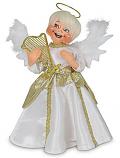 Annalee 9" Angel with Harp 2023 - Mint - 660123