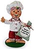Annalee 9" Gingerbread Cookie Chef 2019 - Mint - 660319