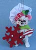 Annalee 3" Peppermint Chef Mouse with Pastry Bag Ornament 2015 - Mint - 700215