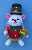Annalee 3" Elegant Mouse Ornament - Mint - 700308