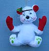 Annalee 3" Baby Polar Bear Ornament - Mint - 700412
