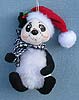 Annalee 3" Classy Panda Ornament 2014 - Mint - 700414