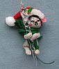 Annalee 3" Grey Mouse Icicle Ornament - Mint - 700710