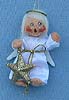 Annalee 3" Angel with Star Ornament 2017 - Mint - 701017