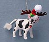 Annalee 4" Got Christmas Cow Ornament - Mint - 701509