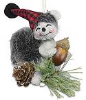 Annalee 3" Winter Woods Squirrel with Acorn Ornament 2022 - Mint - 710522