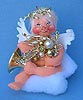 Annalee 7" Lyrical Angel with French Horn Instrument - Mint - 711001fhox