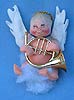 Annalee 7" Angel with French Horn - Mint - 711082fhox