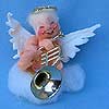Annalee 7" Angel with French Horn - Mint - 711082fhxo