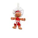 Annalee 4" Candy Cane Gingerbread Chef Ornament 2025 - Mint - 711125