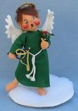 Annalee 7" Naughty Angel in Green with Black Eye - Mint / Near Mint - 711696ooh