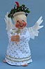 Annalee 7" Angel with Candle & Wreath - Mint - 713584up