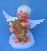 Annalee 12" Angel with Harp - Mint - 715905