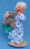 Annalee 7" Sweet Dreams Kid with Teddy Bear - Mint - 722800