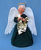 Annalee 10" Tree Top Angel in Forest Green Gown - Mint - 727499ooh
