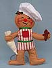 Annalee 10" Cookie Cook Gingerbread Boy - Mint - 729698a