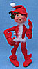 Annalee 5" Red Christmas Elf - Mint / Near Mint - 734088ooh