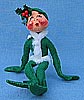 Annalee 5" Green Christmas Elf - Mint - 734194ooh