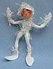 Annalee 10" White Frosty New Years Elf - Mint - 735493oxlip