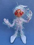 Annalee 10" White Frosty New Years Elf Signed - Mint - 735497xxs