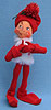 Annalee 10" Red Christmas Elf - Mint - 735702sm